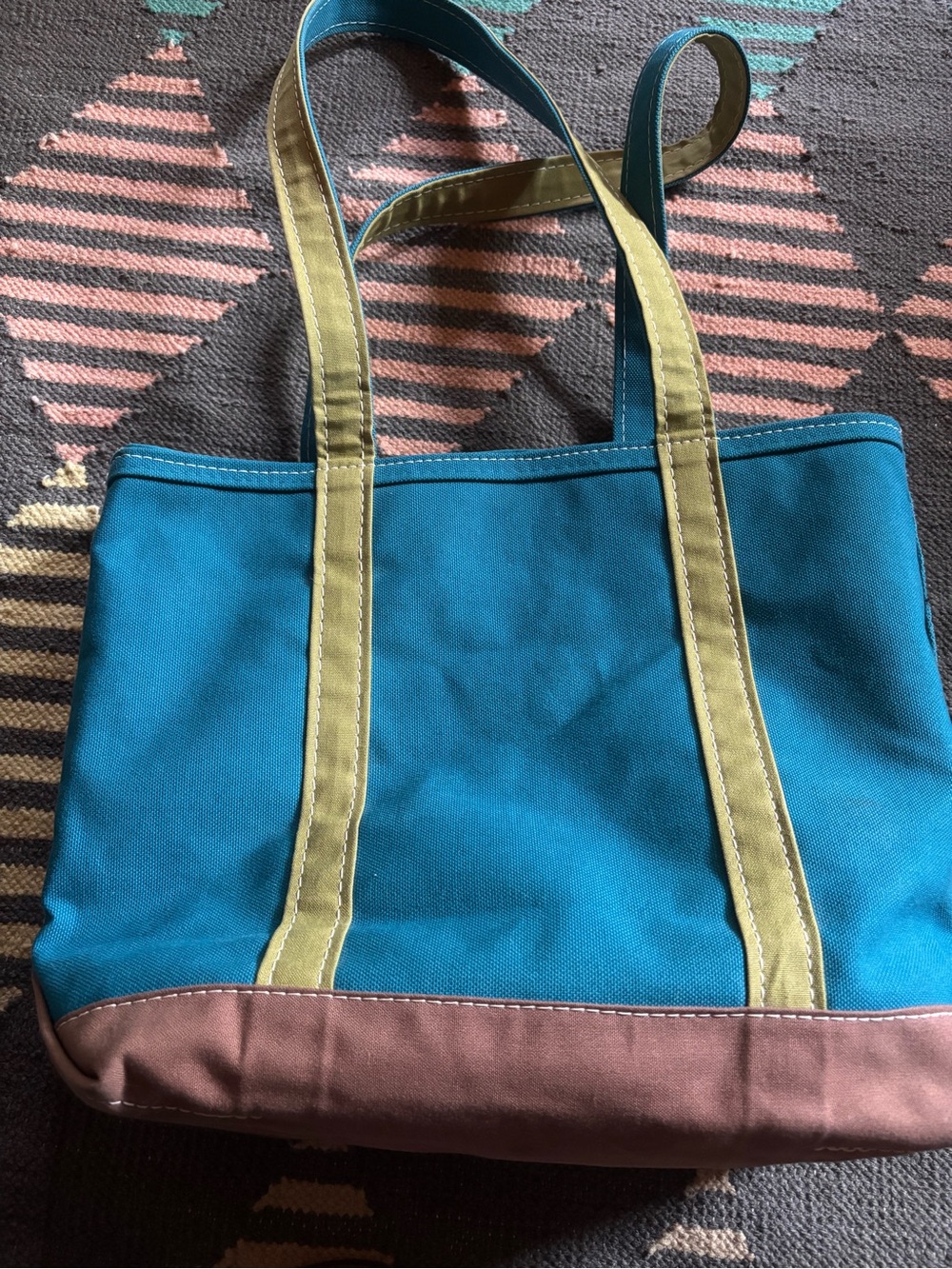 RARE Vintage L.L. Bean Boat & Tote | NEW Old Stock | Medium with Long Handles - Picture 4 of 7